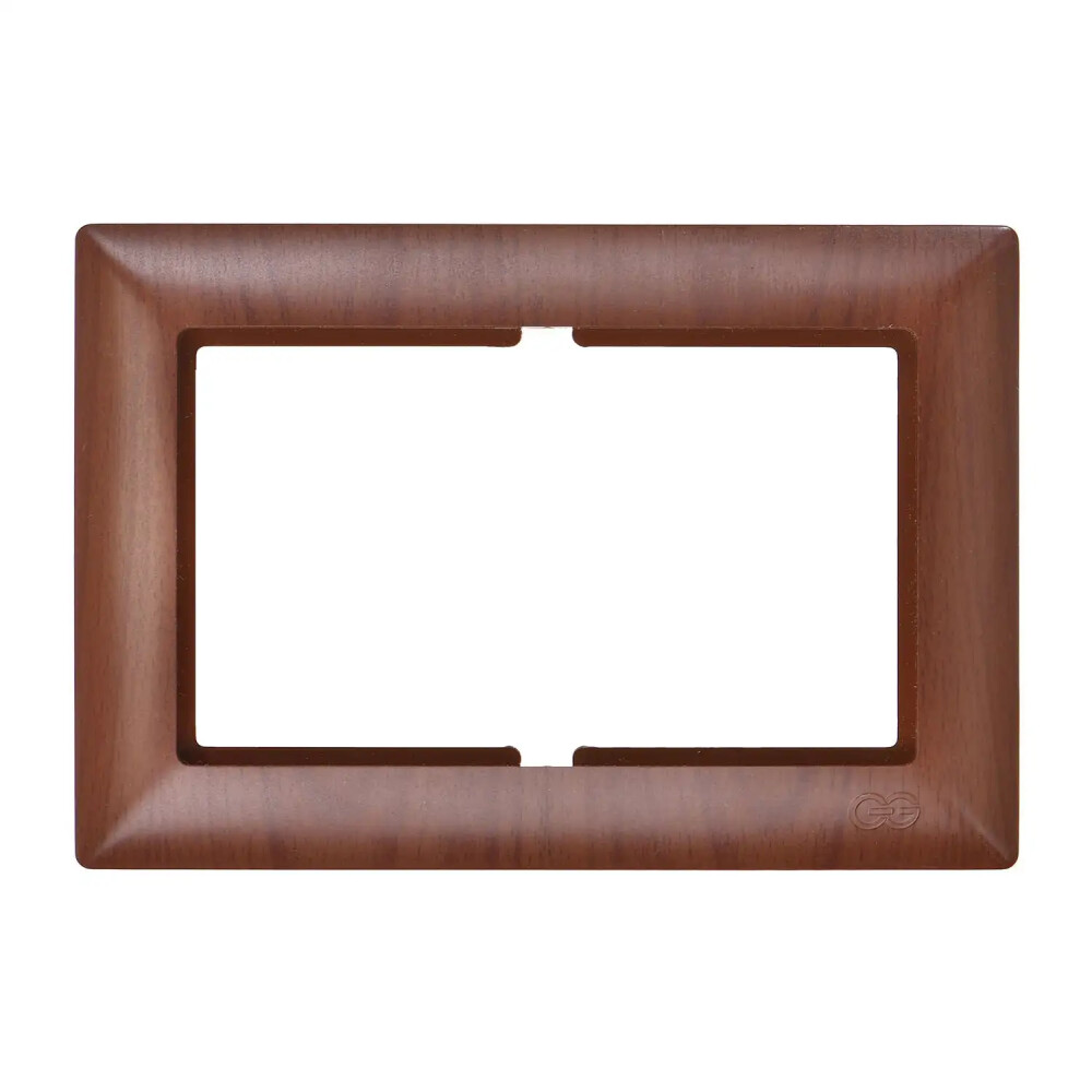 Visage İkili Priz Çerçeve, Ceviz - Günsan Elektrik