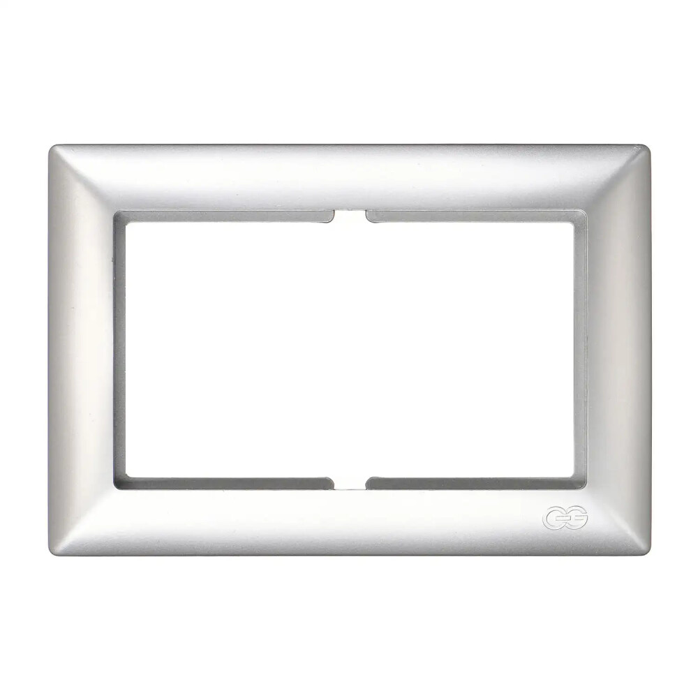 Visage İkili Priz Çerçeve, Gümüş - Günsan Elektrik