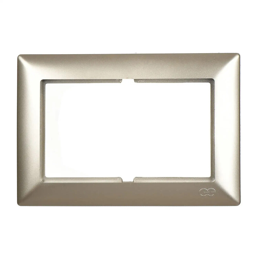 Visage İkili Priz Çerçeve, Metalik Bej - Günsan Elektrik