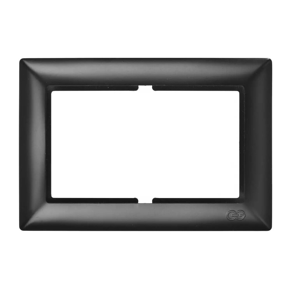 Visage İkili Priz Çerçeve, Metalik Siyah - Günsan Elektrik