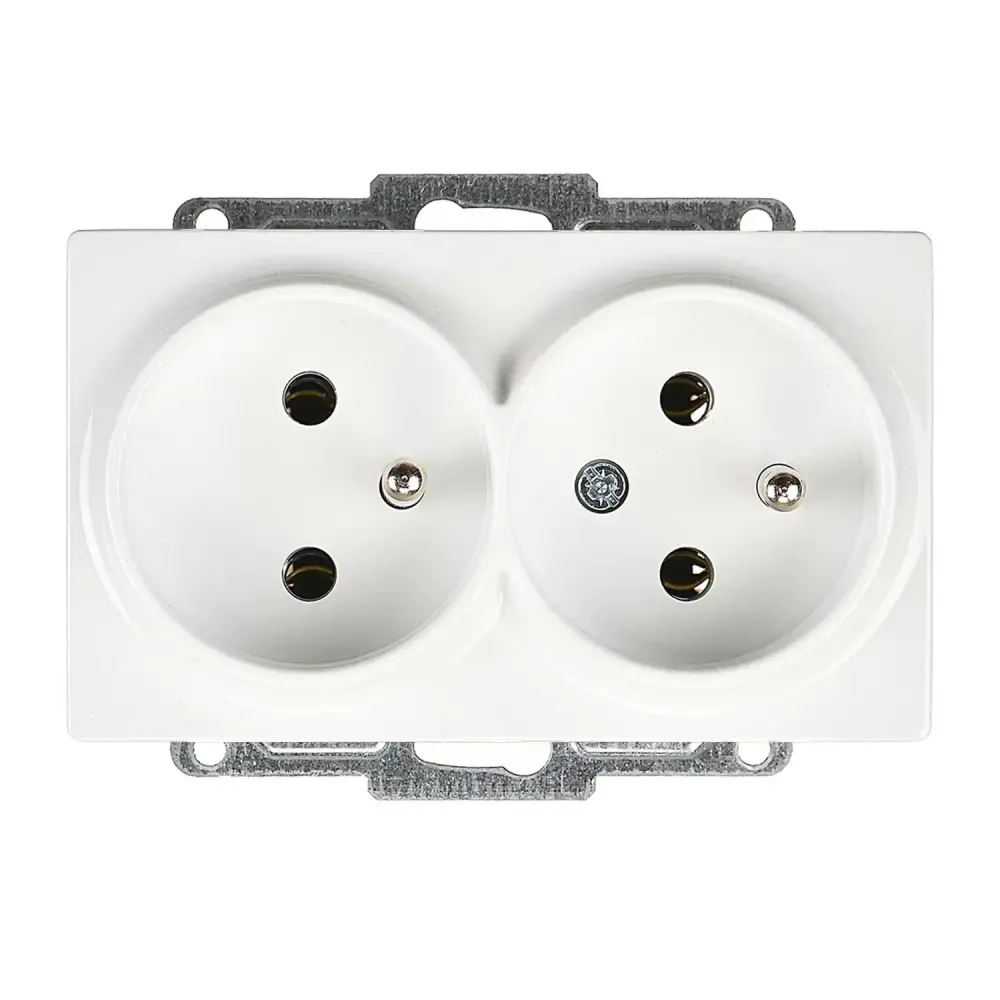 Visage İkili UPS Priz, Beyaz (Mekanizma + Tuş/Kapak) - 1