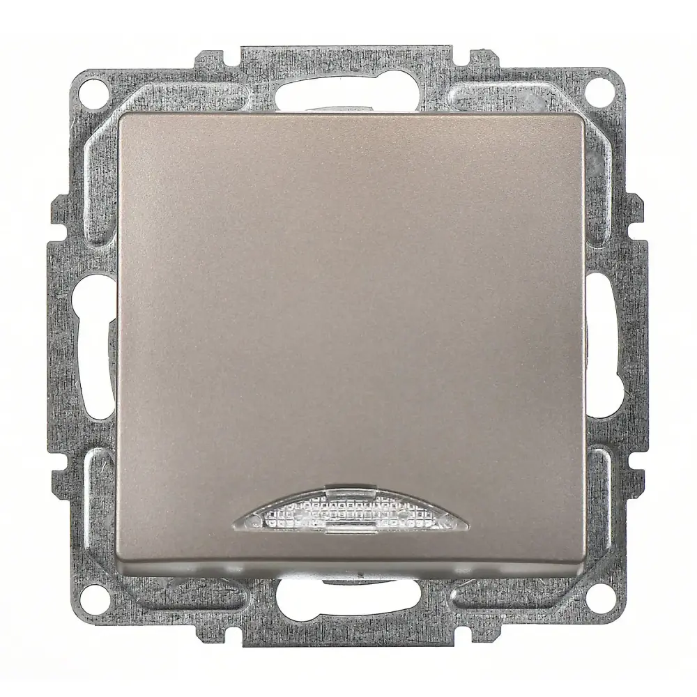 Visage Işıklı Anahtar, Mocha (Mekanizma + Tuş/Kapak) - 1