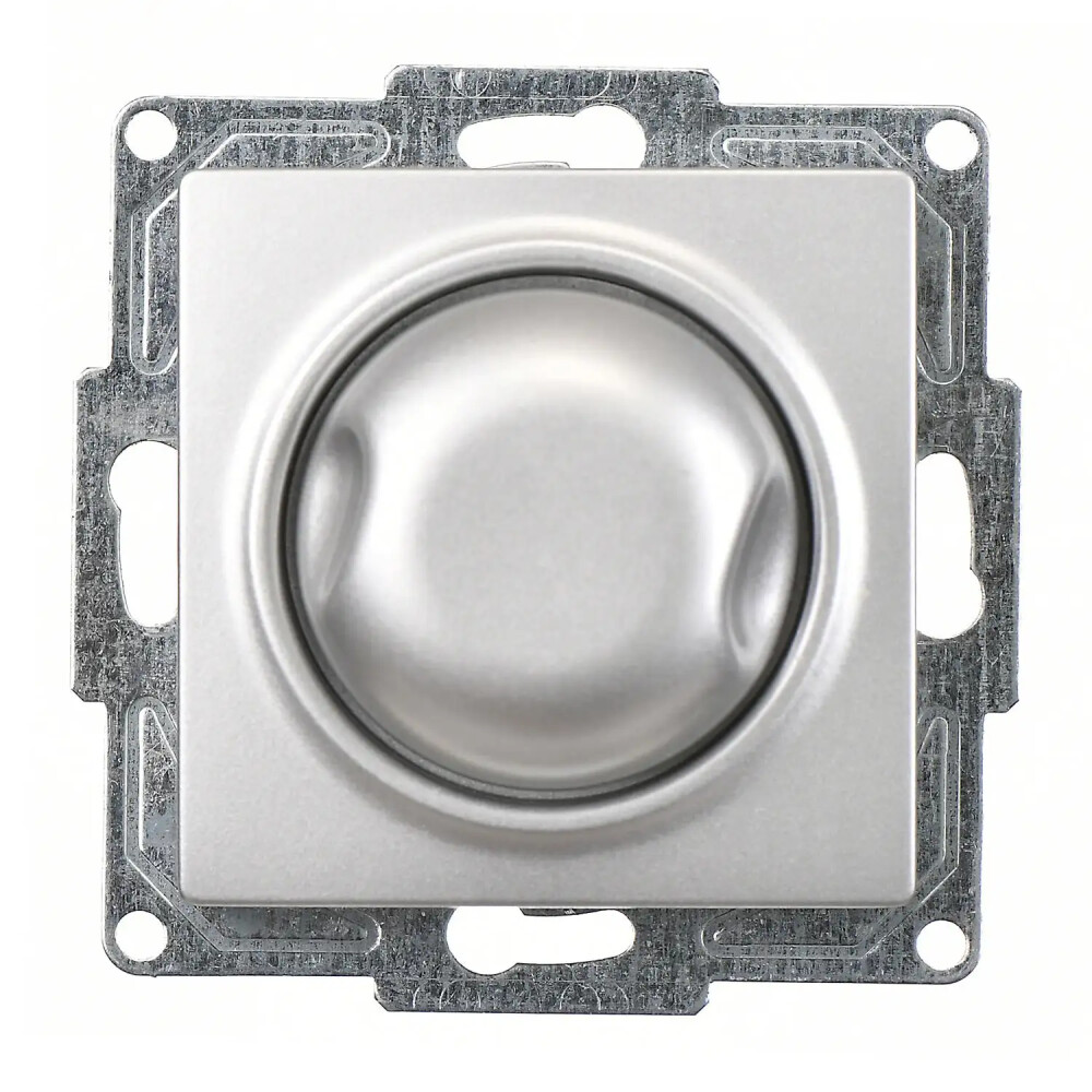 Visage Işıklı Dimmer 1000VA, Gümüş (Mekanizma + Tuş/Kapak) - Günsan Elektrik