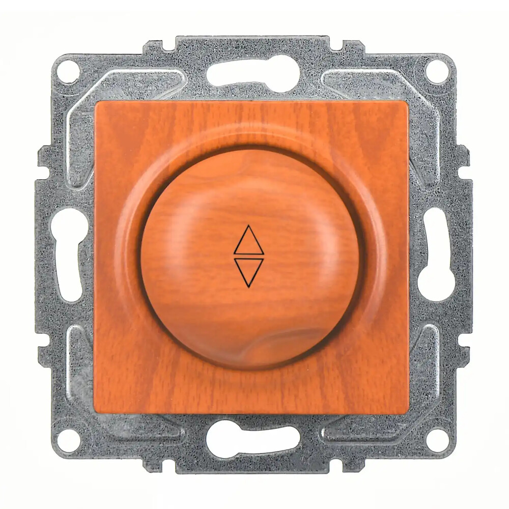 Visage Işıklı Dimmer 1000VA, Meşe (Mekanizma + Tuş/Kapak) - Günsan Elektrik