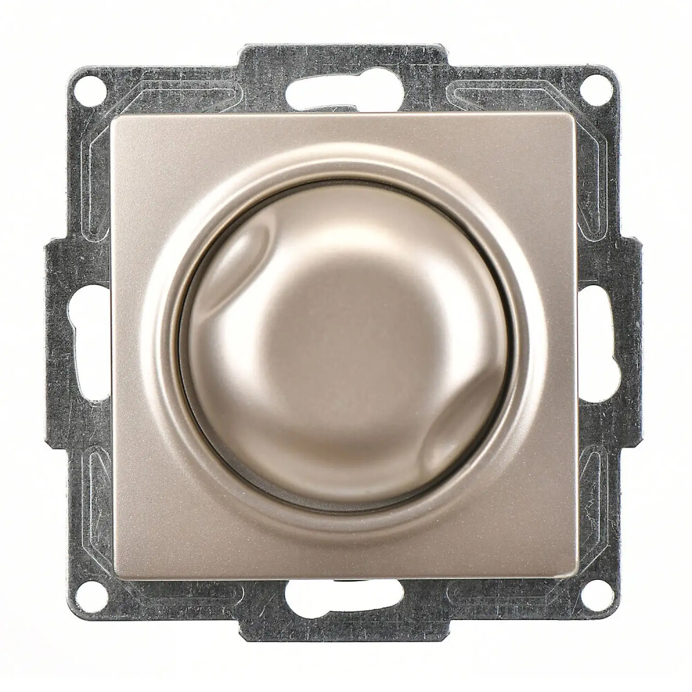 Visage Işıklı Dimmer 1000VA, Metalik Bej (Mekanizma + Tuş/Kapak) - Günsan Elektrik