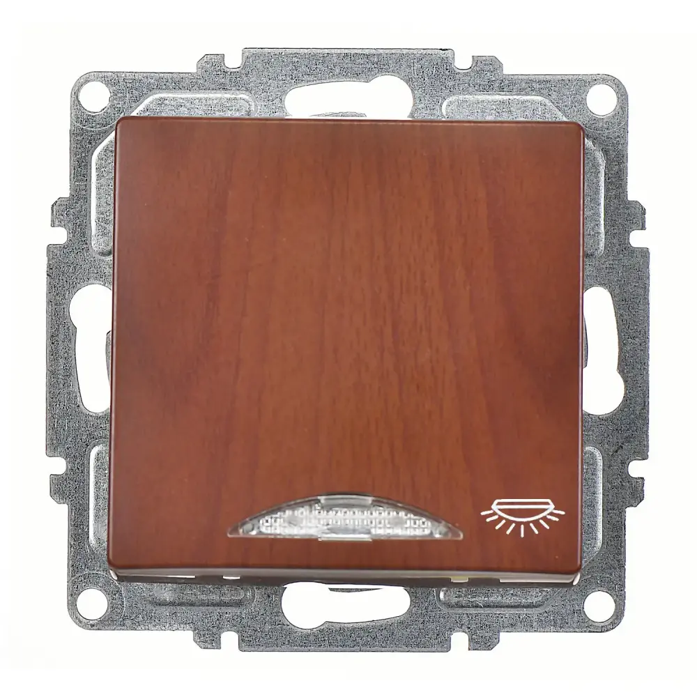 Visage Işıklı Liht, Ceviz (Mekanizma + Tuş/Kapak) - 1