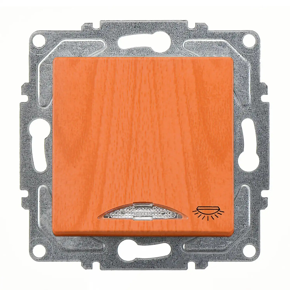 Visage Işıklı Liht, Meşe (Mekanizma + Tuş/Kapak) - Günsan Elektrik