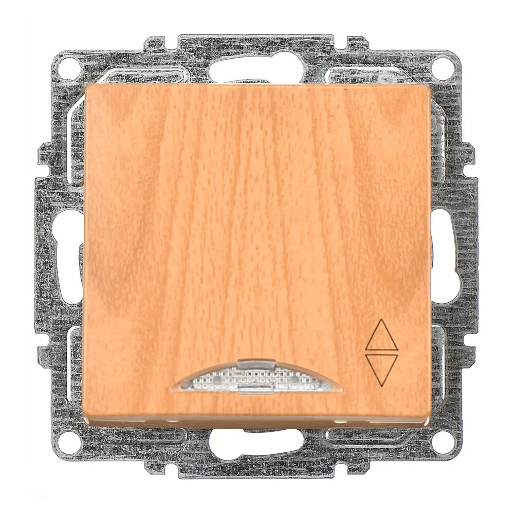 Visage Işıklı Vavien, Akçaağaç (Mekanizma + Tuş/Kapak) - Günsan Elektrik