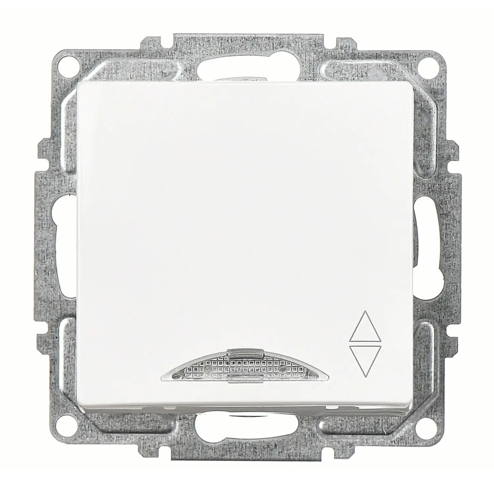 Visage Işıklı Vavien, Beyaz (Mekanizma + Tuş/Kapak) - Günsan Elektrik