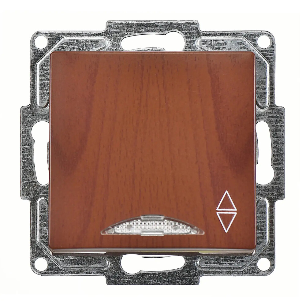 Visage Işıklı Vavien, Ceviz (Mekanizma + Tuş/Kapak) - Günsan Elektrik