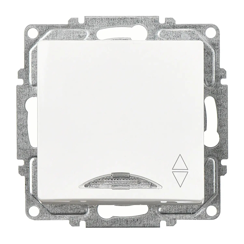 Visage Işıklı Vavien (klipsli), Beyaz (Mekanizma + Tuş/Kapak) - Günsan Elektrik