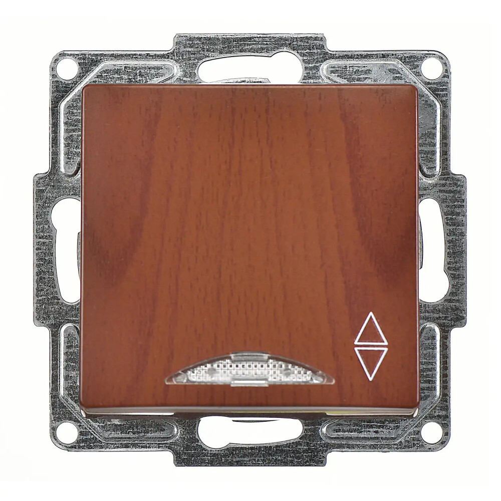 Visage Işıklı Vavien (klipsli), Ceviz (Mekanizma + Tuş/Kapak) - Günsan Elektrik