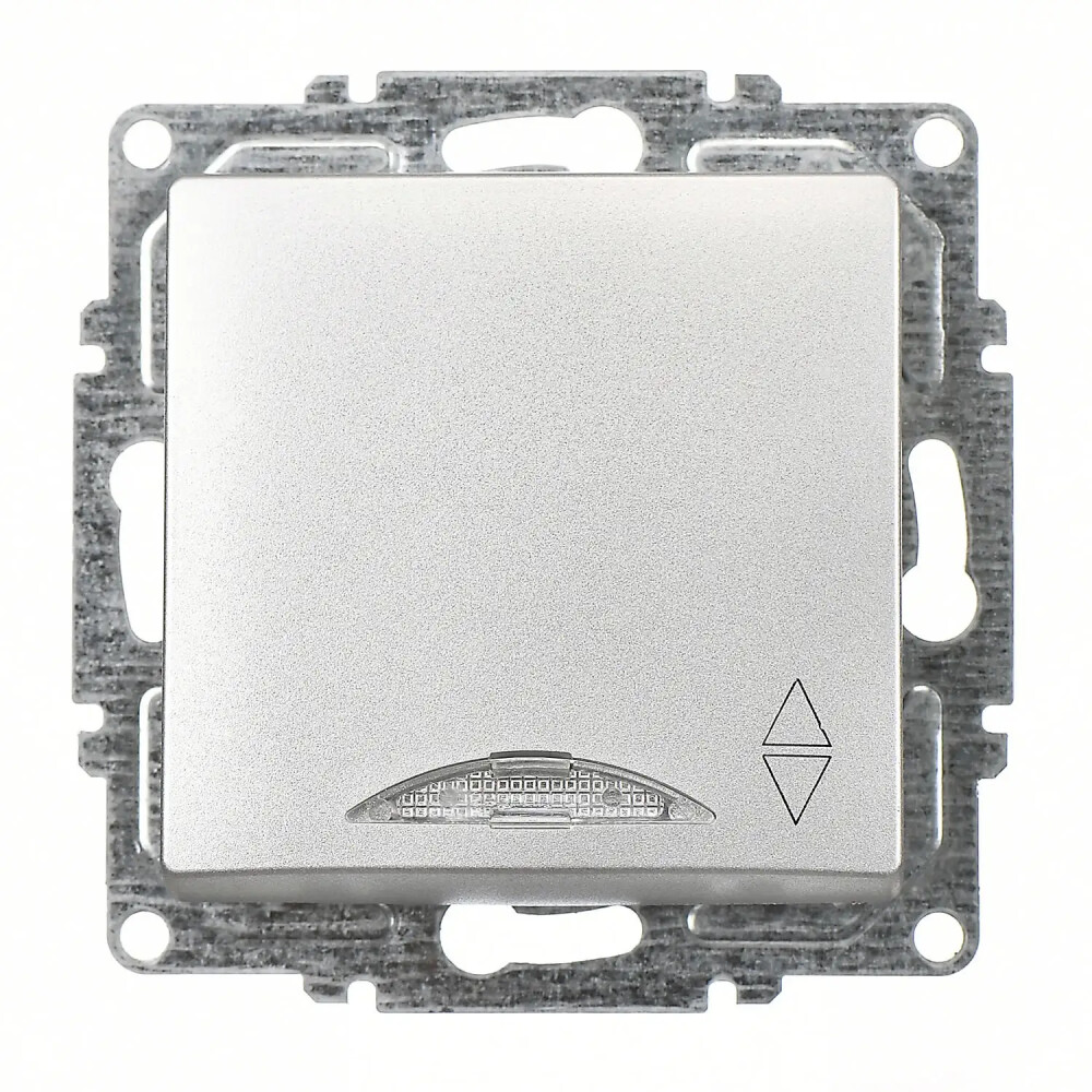 Visage Işıklı Vavien (klipsli), Gümüş (Mekanizma + Tuş/Kapak) - Günsan Elektrik