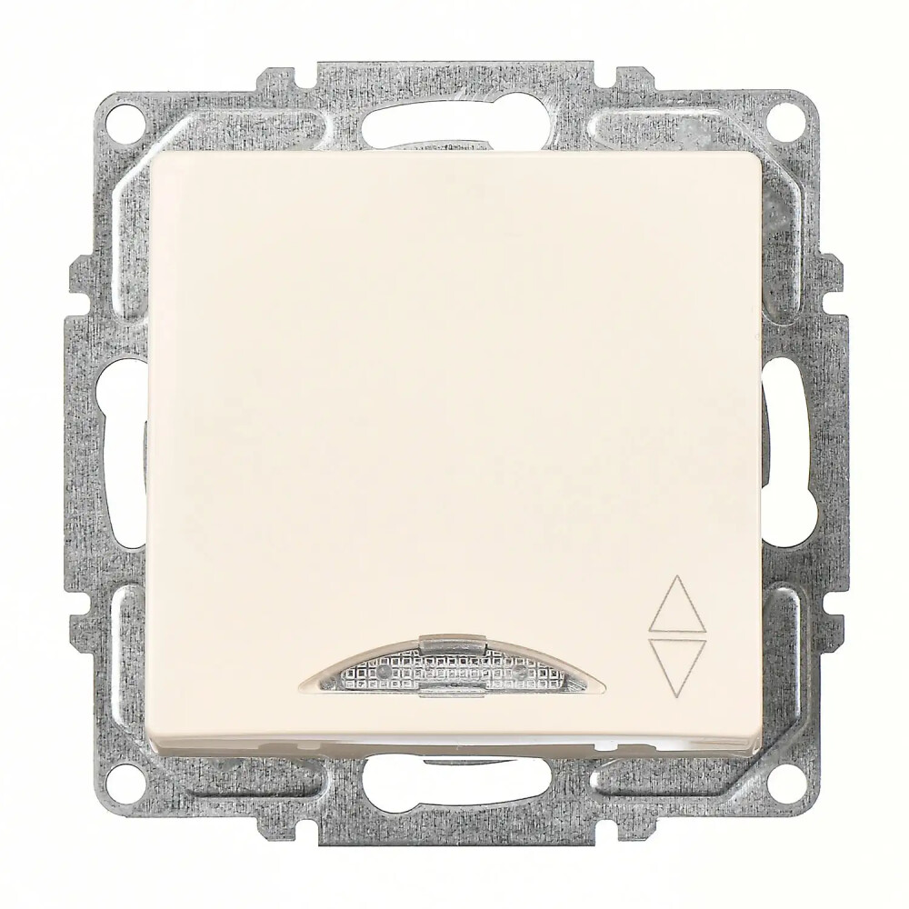 Visage Işıklı Vavien (klipsli), Krem (Mekanizma + Tuş/Kapak) - Günsan Elektrik