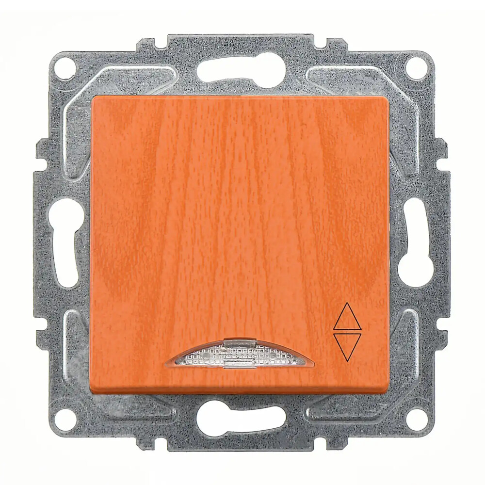 Visage Işıklı Vavien, Meşe (Mekanizma + Tuş/Kapak) - Günsan Elektrik