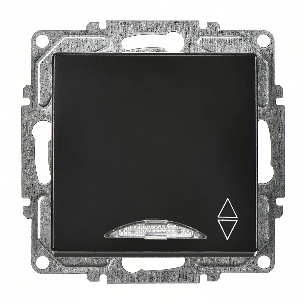 Visage Işıklı Vavien, Metalik Siyah (Mekanizma + Tuş/Kapak) 