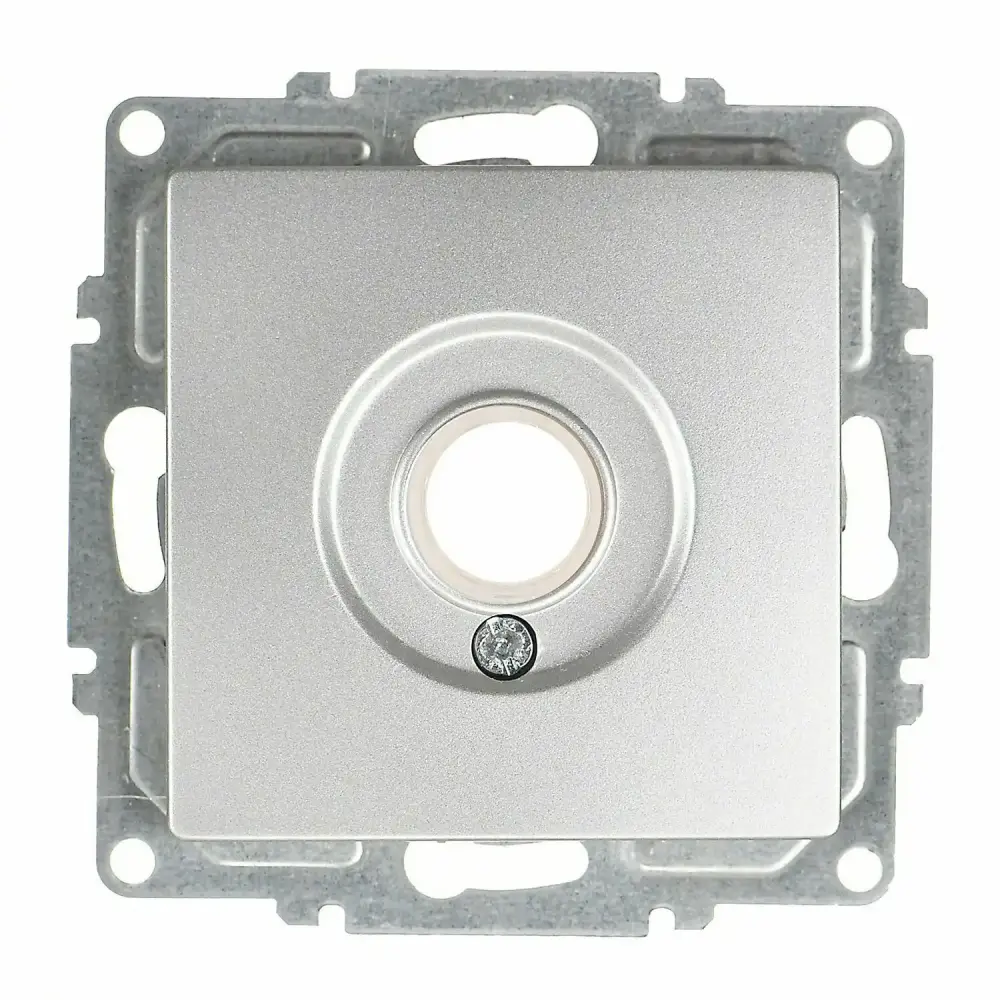 Visage Kablo Çıkışı, Gümüş (Mekanizma + Tuş/Kapak) - 1
