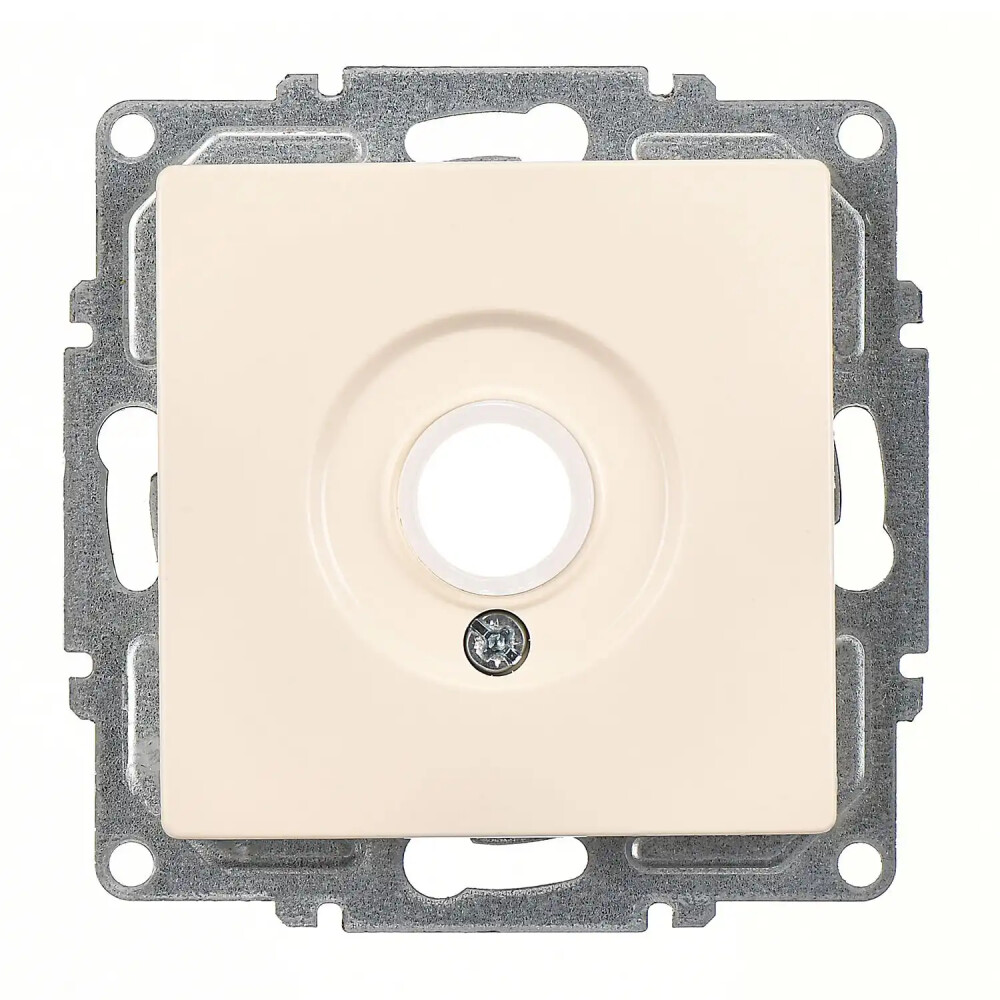 Visage Kablo Çıkışı, Krem (Mekanizma + Tuş/Kapak) - Günsan Elektrik