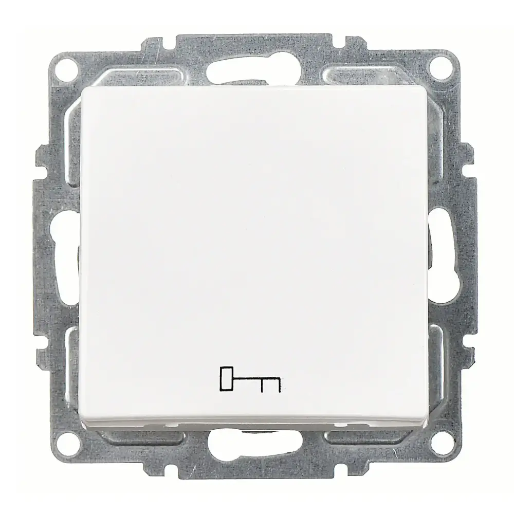 Visage Kapı Otomatiği (klipsli), Beyaz (Mekanizma + Tuş/Kapak) 