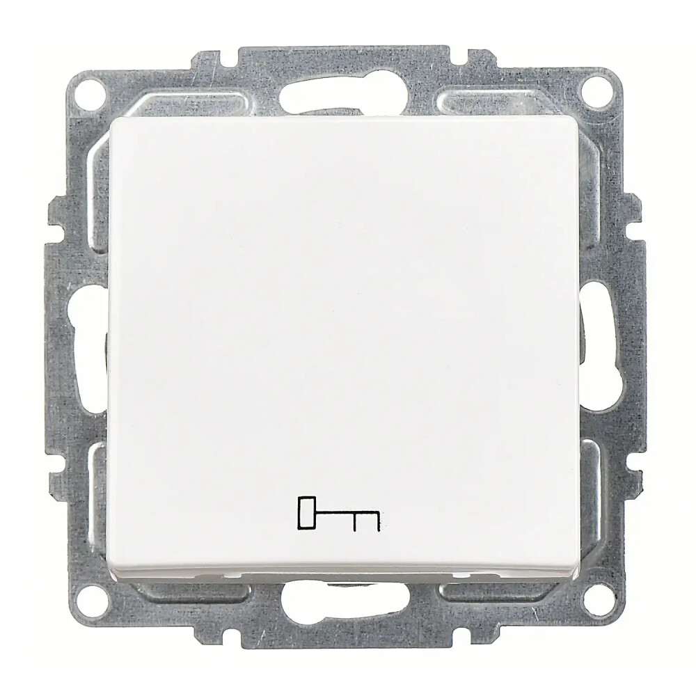 Visage Kapı Otomatiği (klipsli), Beyaz (Mekanizma + Tuş/Kapak) - Günsan Elektrik