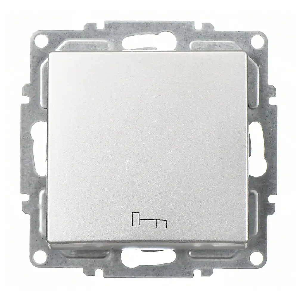 Visage Kapı Otomatiği (klipsli), Gümüş (Mekanizma + Tuş/Kapak) 