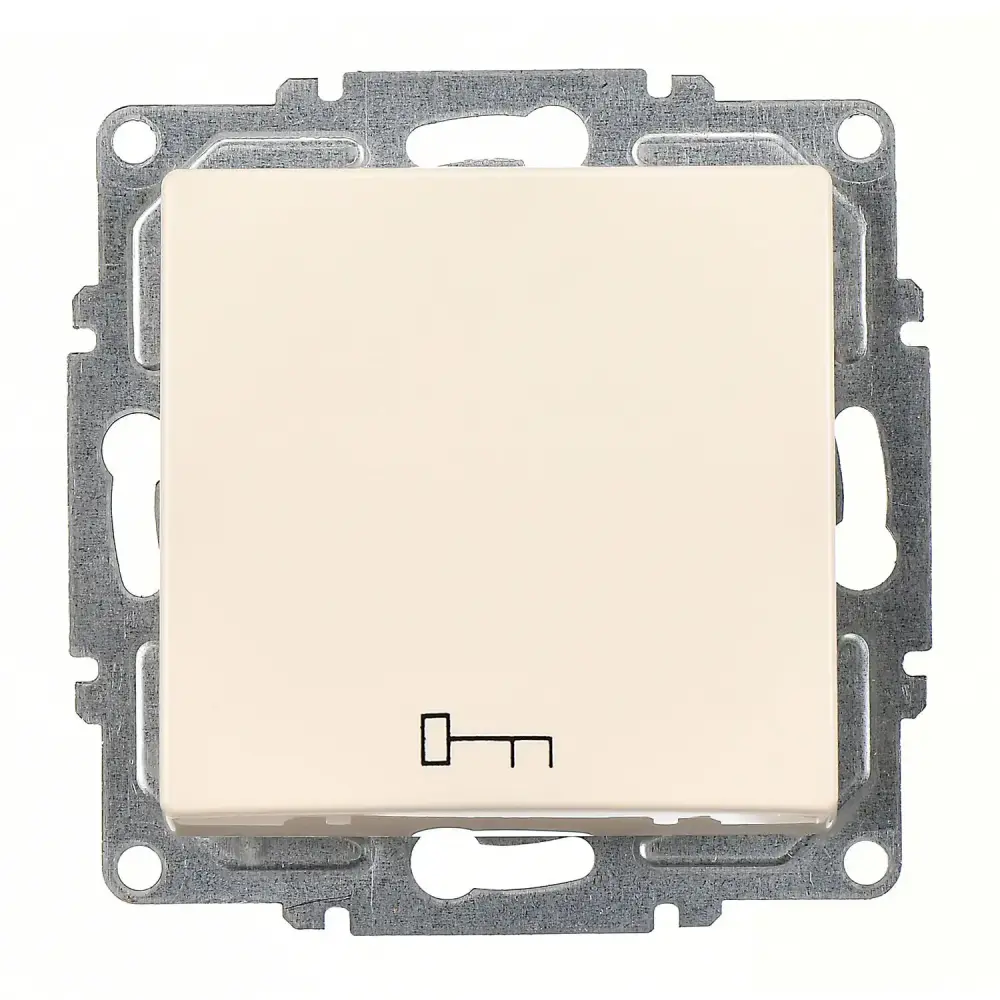 Visage Kapı Otomatiği (klipsli), Krem (Mekanizma + Tuş/Kapak) 