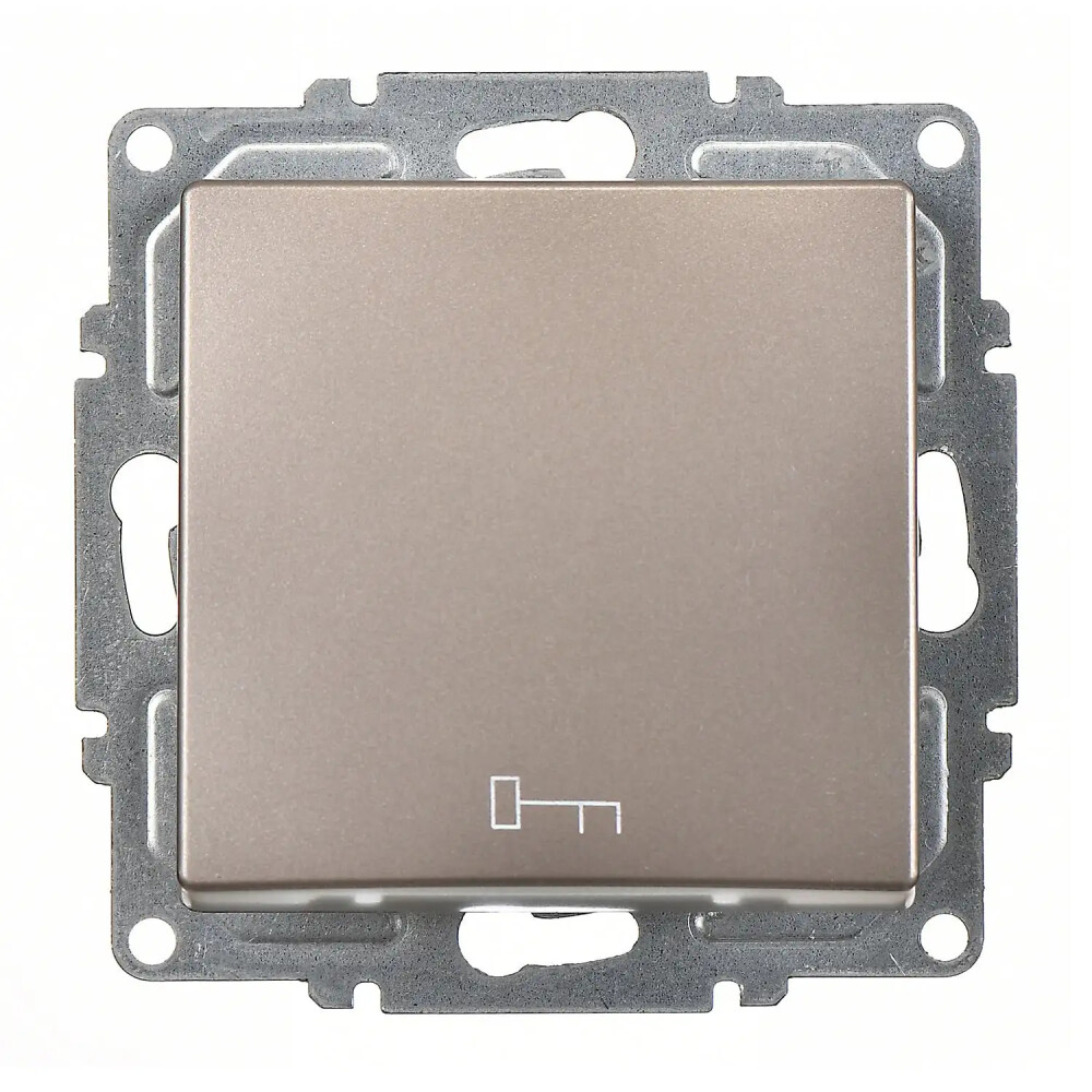 Visage Kapı Otomatiği (klipsli), Mocha (Mekanizma + Tuş/Kapak) - Günsan Elektrik