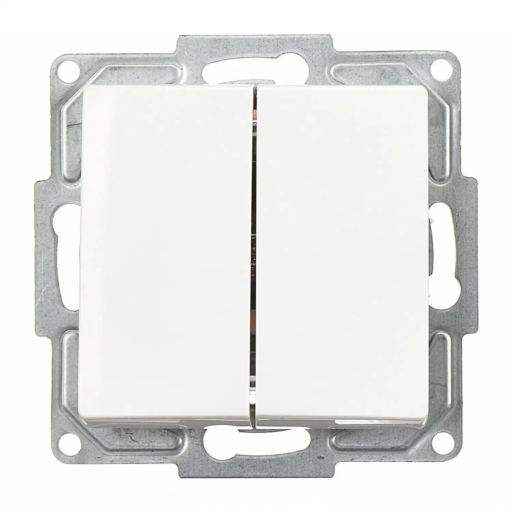 Visage Komütatör (klipsli), Beyaz (Mekanizma + Tuş/Kapak) - Günsan Elektrik