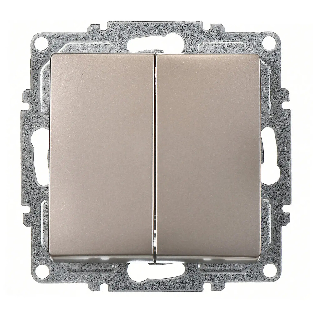 Visage Komütatör (klipsli), Mocha (Mekanizma + Tuş/Kapak) - Günsan Elektrik