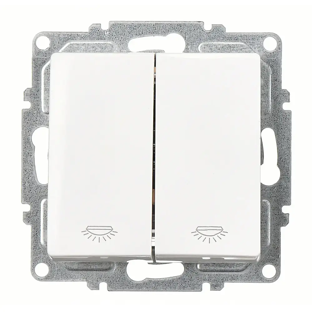 Visage Komütatör Liht, Beyaz (Mekanizma + Tuş/Kapak) - 1