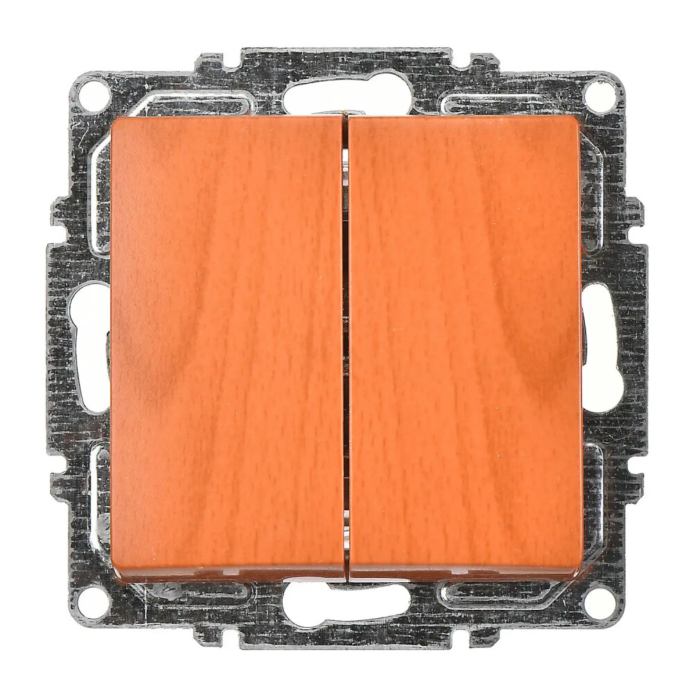 Visage Komütatör, Meşe (Mekanizma + Tuş/Kapak) - Günsan Elektrik