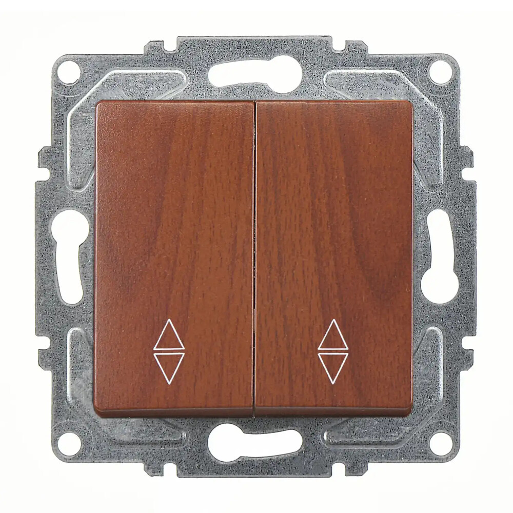 Visage Komütatör Vavien, Ceviz (Mekanizma + Tuş/Kapak) - Günsan Elektrik