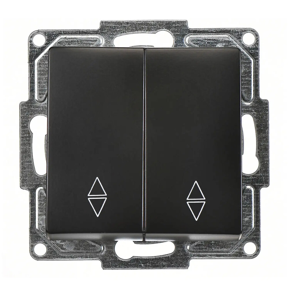 Visage Komütatör Vavien, Metalik Siyah (Mekanizma + Tuş/Kapak) - Günsan Elektrik