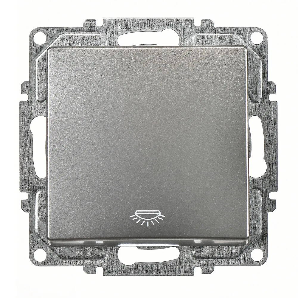 Push Button, Smoked Gray - Günsan Elektrik