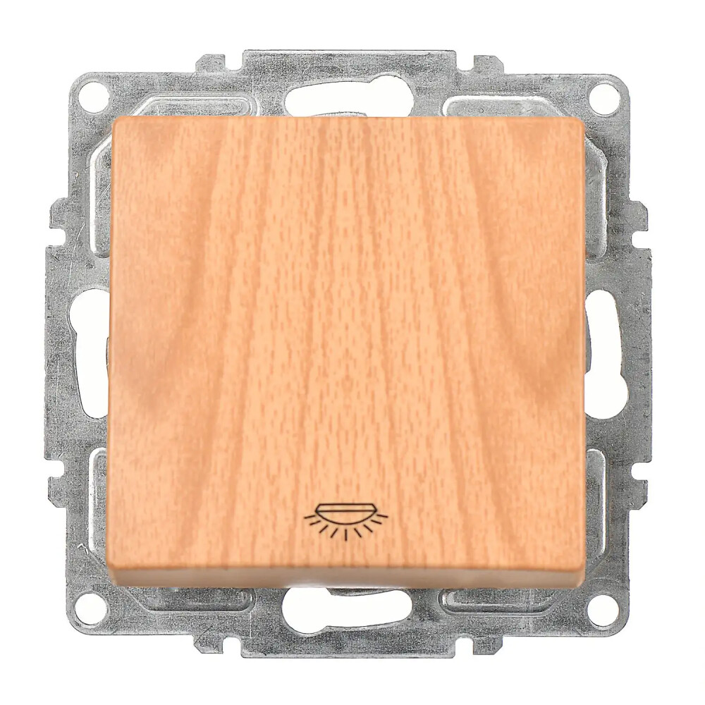 Visage Liht (klipsli), Akçaağaç (Mekanizma + Tuş/Kapak) - Günsan Elektrik