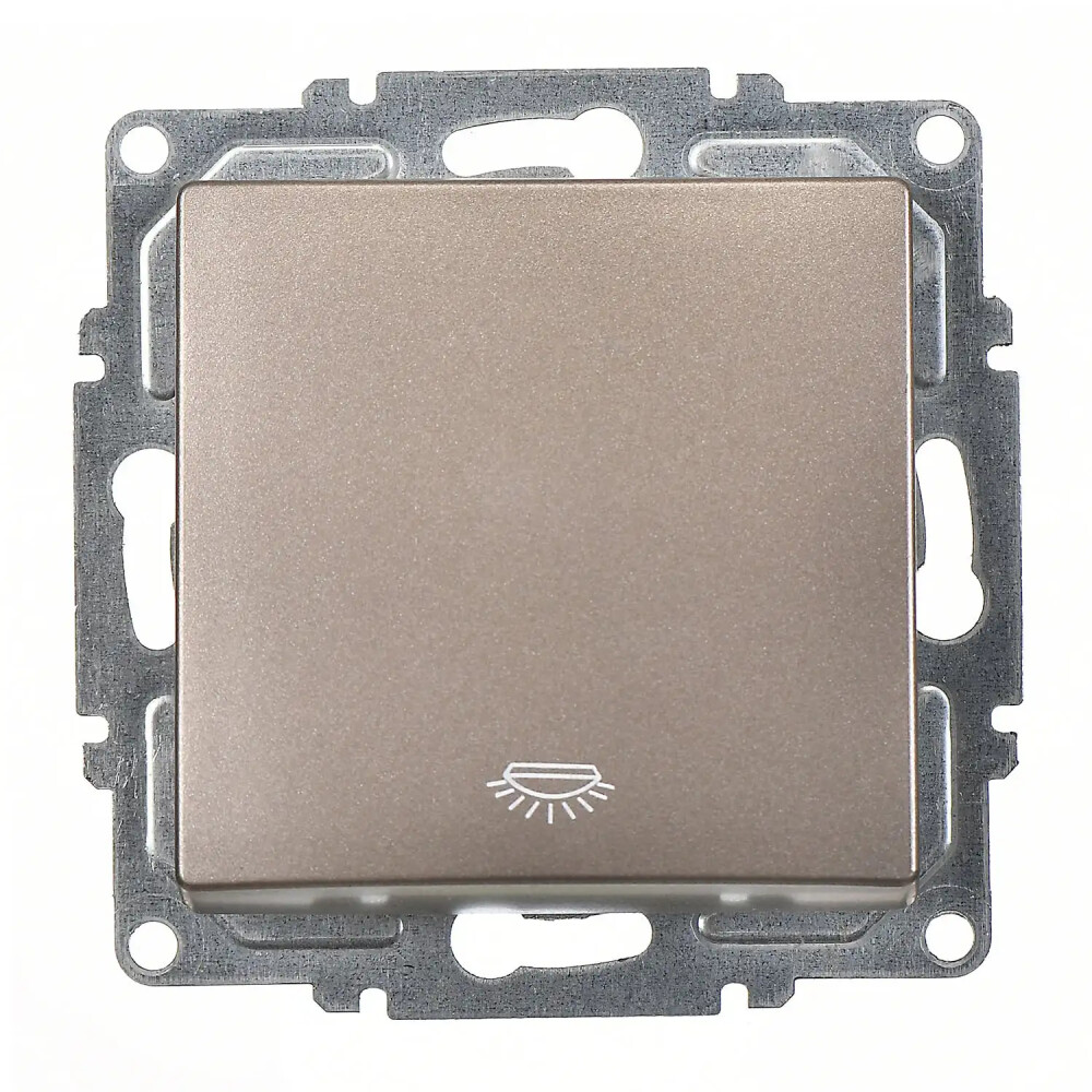 Visage Liht (klipsli), Mocha (Mekanizma + Tuş/Kapak) - Günsan Elektrik