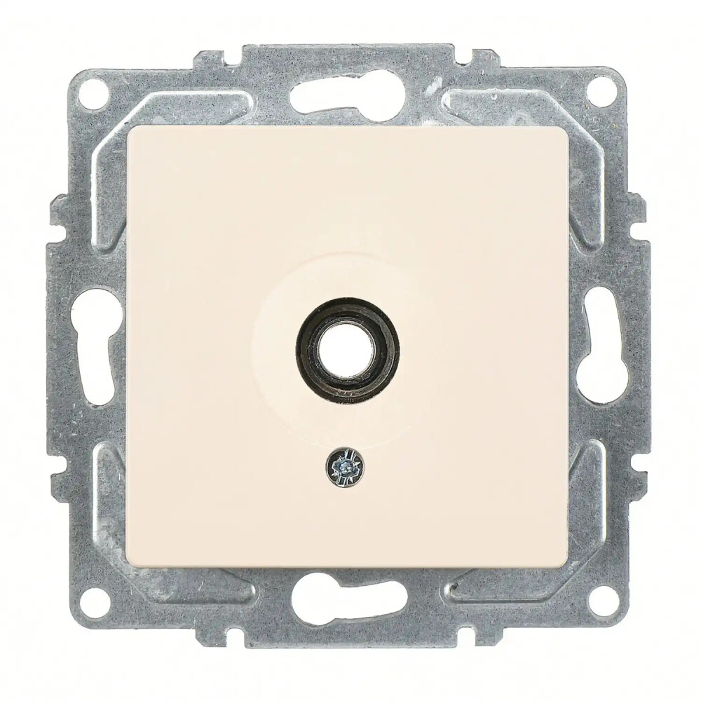 Visage Mikrofon Prizi, Krem (Mekanizma + Tuş/Kapak) - Günsan