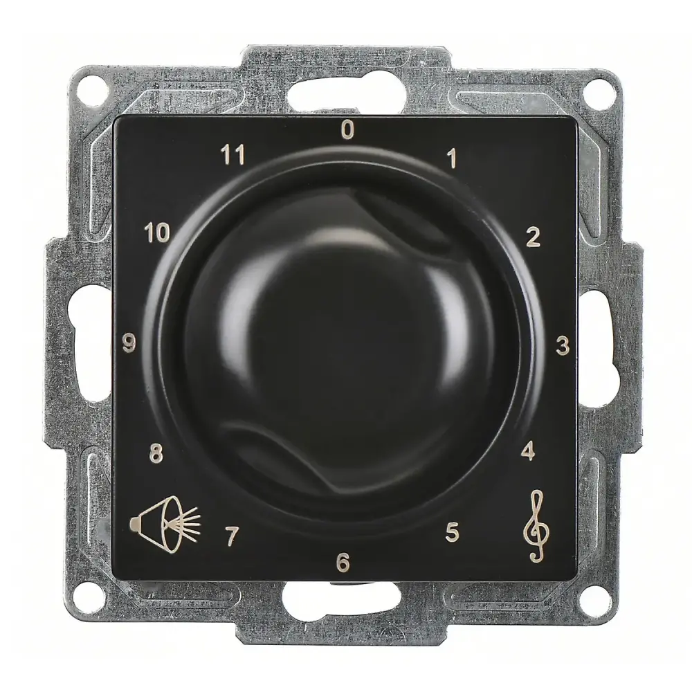 Visage Müzik Yayın Anahtarı, Metalik Siyah (Mekanizma + Tuş/Kapak) 