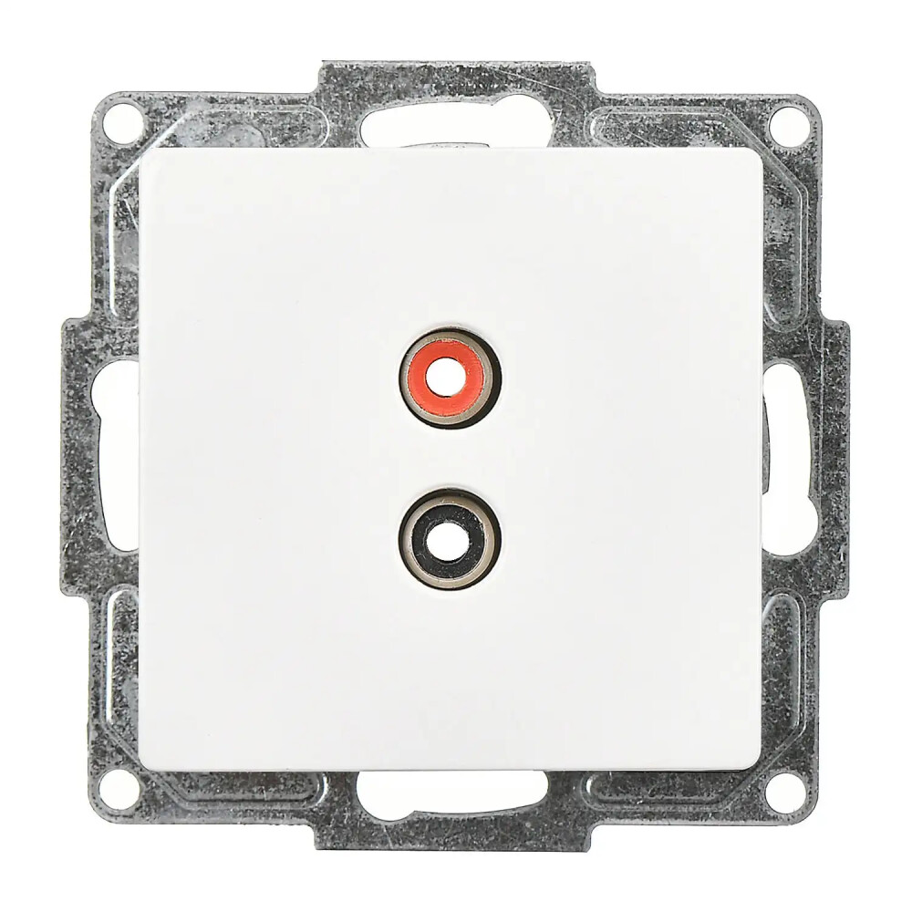 Visage Müzik Yayın Prizi, Beyaz (Mekanizma + Tuş/Kapak) - Günsan Elektrik