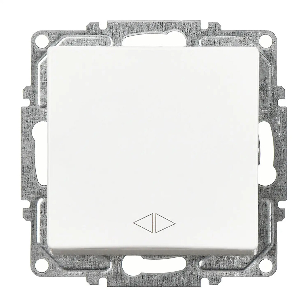 Visage Permütatör (Ara Vavien) (klipsli), Beyaz (Mekanizma + Tuş/Kapak) - Günsan Elektrik