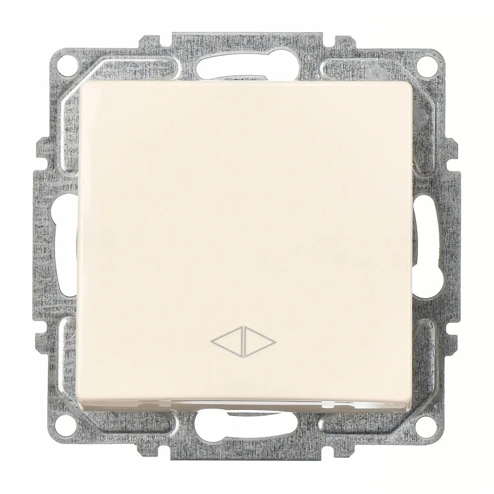 Visage Permütatör (Ara Vavien) (klipsli), Krem (Mekanizma + Tuş/Kapak) - Günsan Elektrik