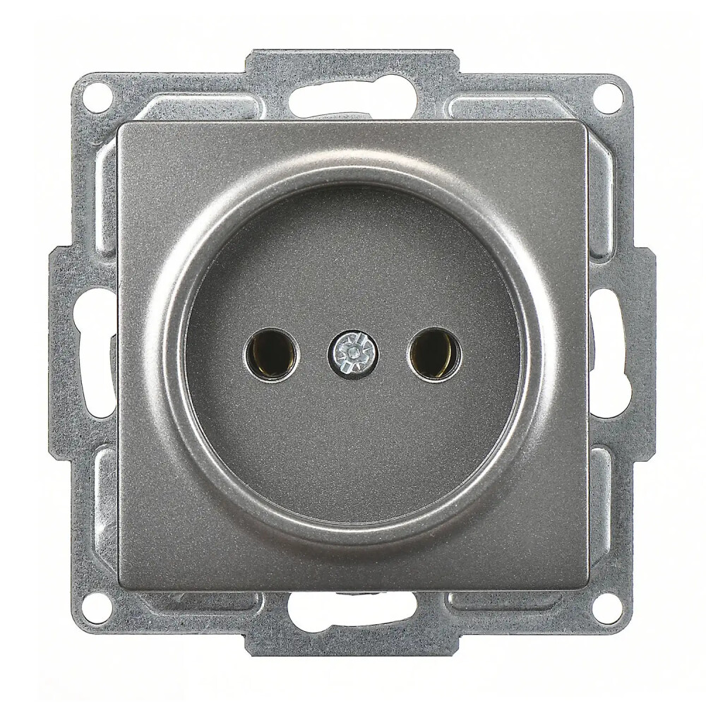 Visage Priz, Füme (Mekanizma + Tuş/Kapak) - Günsan Elektrik