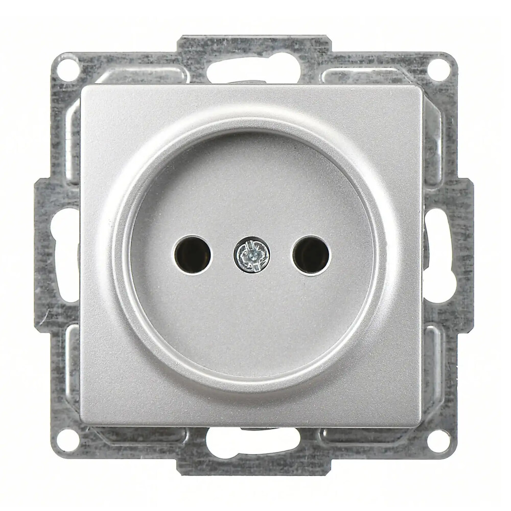 Visage Priz, Gümüş (Mekanizma + Tuş/Kapak) - Günsan Elektrik