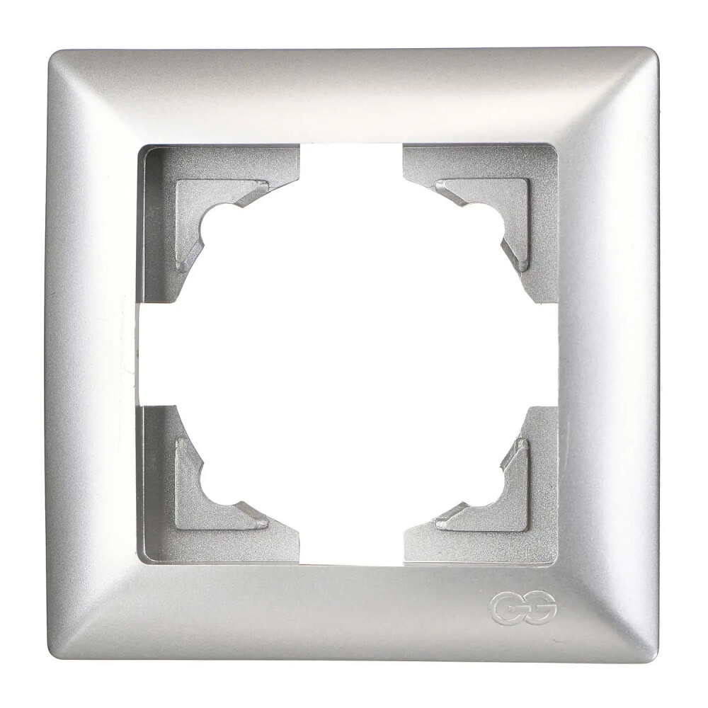 Visage Tekli Çerçeve, Gümüş - Günsan Elektrik