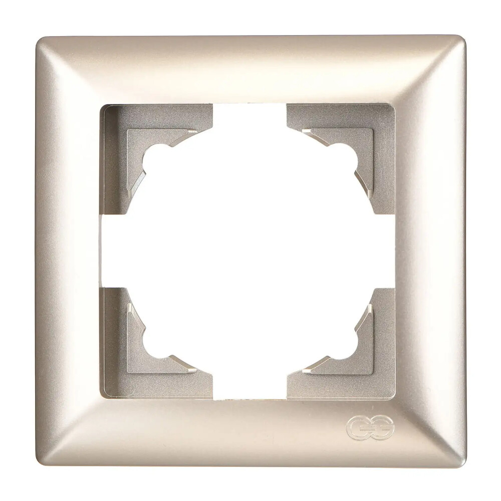 Visage Tekli Çerçeve, Metalik Bej - Günsan Elektrik