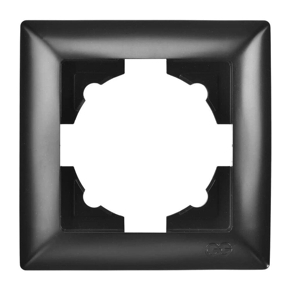 Visage Tekli Çerçeve, Metalik Siyah - Günsan Elektrik