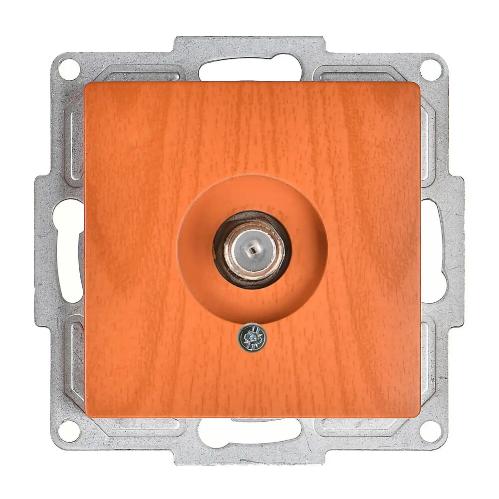 Visage Tekli Uydu Prizi Eko, Meşe (Mekanizma + Tuş/Kapak) - Günsan Elektrik