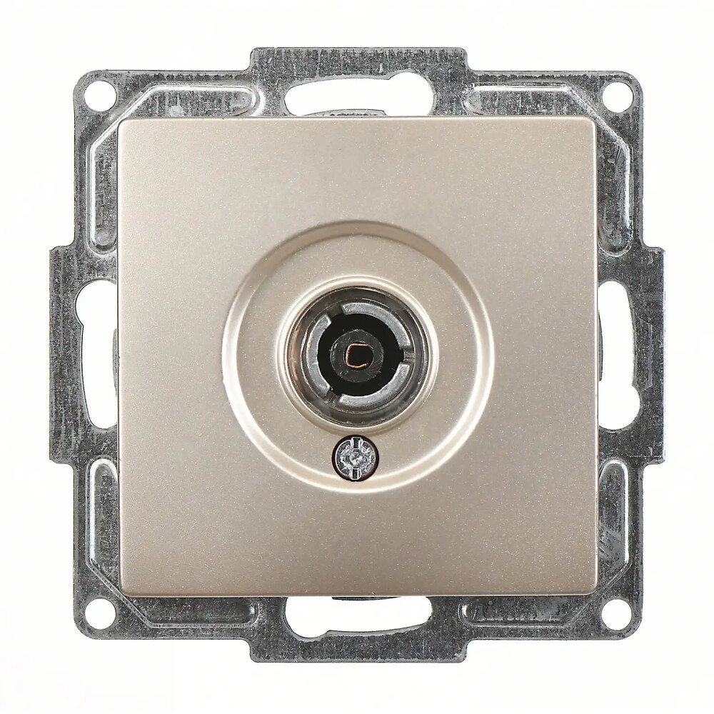 TV Socket, Ending-Intermediate, M.Beige - Günsan Elektrik