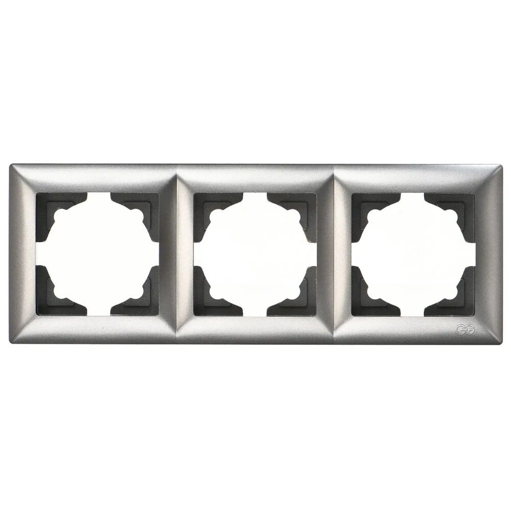 Visage Üçlü Çerçeve, Füme - Günsan Elektrik