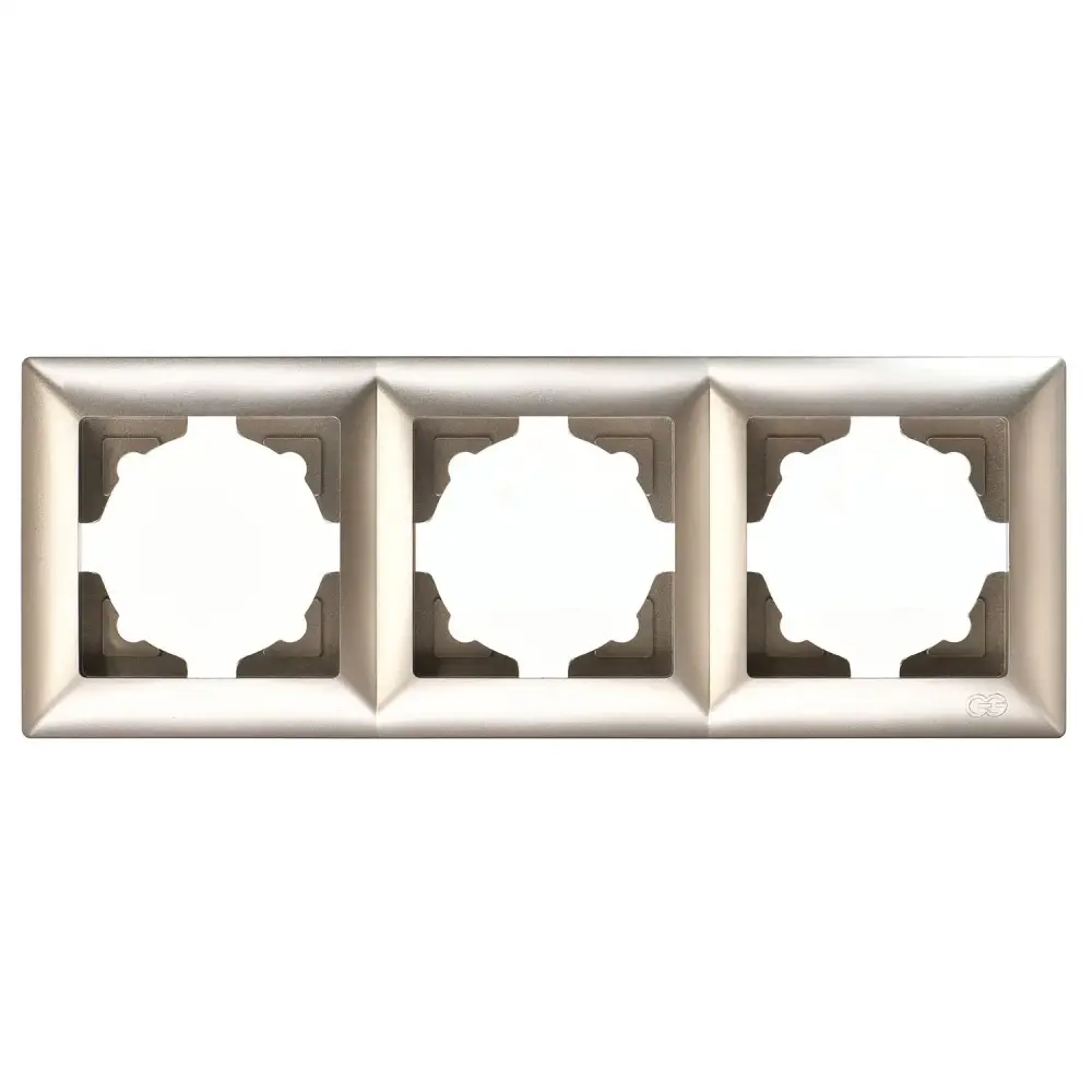 Visage Üçlü Çerçeve, Metalik Bej - 1